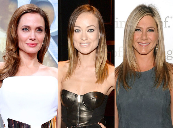 Angelina Jolie, Olivia Wilde, Jennifer Aniston Angelina Jolie, Olivia Wilde, Jennifer Aniston